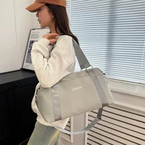 Large capacity multi-functional travel duffel bag waterproof gym shoulder bag for women