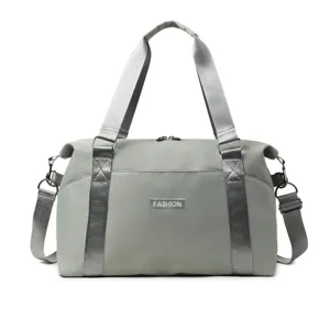 Large capacity travel duffel bag waterproof gym shoulder bag for women daily fitness luggage