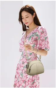 Stylish women crossbody shoulder bag made of quality leather with adjustable strap for daily use.