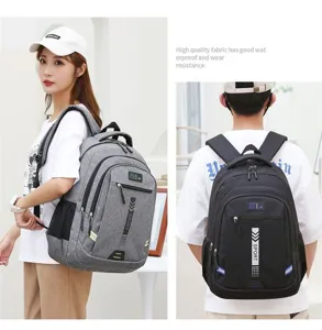 Vielseitiger Schulrucksack für Herren und Studenten, langlebige Reise-Computertasche groß.