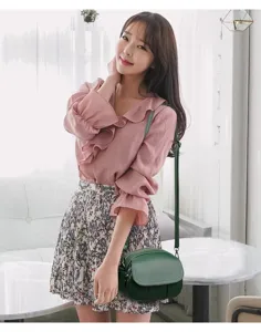 Dark green soft leather mini crossbody shoulder bag for women, versatile stylish design.