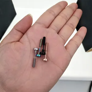 Detaillierte Nahaufnahme von verschiedenen Edelstahl Schrauben Form Ohrstecker Schmuck.
