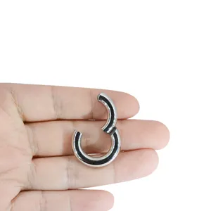 Stainless Steel Closed Septum Ring Body Piercing Lip Ear Cartilage Universal Jewelry
