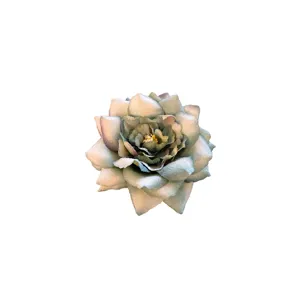 Vintage dried rose flower hair clip sweet duckbill clip for women elegant hair accessory main