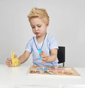 Siliconen kauwketting sensorisch speelgoed voor kinderen kauwen bij autisme