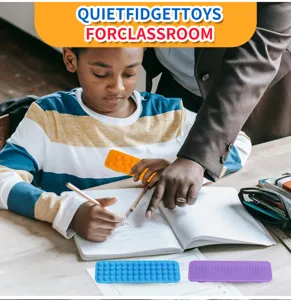 Silicone Fidget Toys Sensory Suction Strips for Classroom Stress Relief and Focus Tool