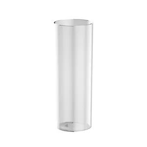 Transparente Acryl Zylinder Blumenvase klare Plastik Blumeneimer fur Dekoration
