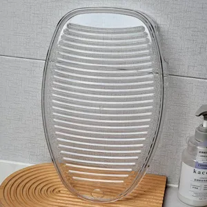 Transparent plastic washboard for clothes and socks, mini portable laundry board for dorm