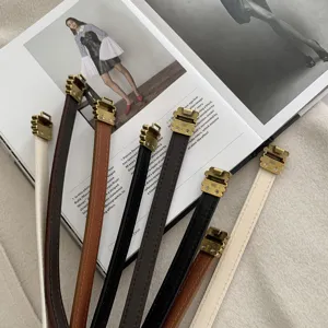 Primo piano dettagliato della sottile cintura vintage da donna, ideale per abiti.