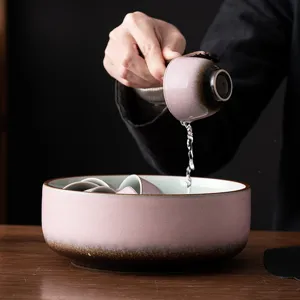 Keramische thee wasbak set oongewijzigd kung fu theeservies accessoires Chinese stijl