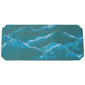 Wasserabweisende Baumwoll Teematte Zen Stil Landschaft Tischläufer für Teeset Zubehör