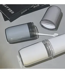 Portable travel toothbrush cup capsule wash set, compact and convenient for outdoor trips.