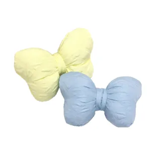 Fiocco imbottito color macaron tessuto plissettato 3D accessorio capelli DIY decorazione vestiti