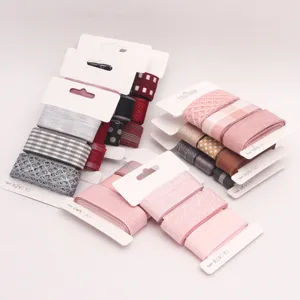 Koreanisches DIY-Schleifen-Set zum Geschenkeverpacken, Blumenbinden und Basteln von Dekorationen.