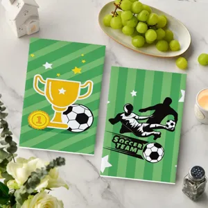 Panno da cucina stampato calcio dettaglio panno assorbente per pulizia domestica uso