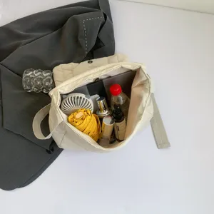 Gewatteerde shopper tas, zachte dames schoudertas, grote capaciteit voor herfst.
