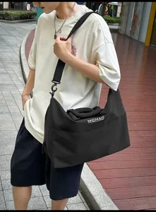 Large capacity travel duffel bag for men and women, perfect for gym, sports, and business trips.