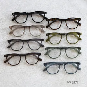Japanese vintage TR90 optical glasses frames for men and women, stylish daily clear eyewear.