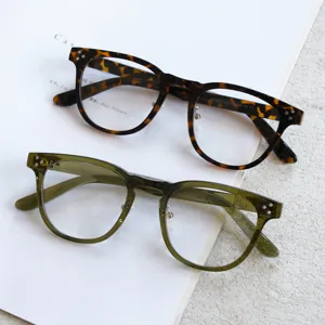 Vintage retro TR90 optical eyeglass frames for men and women stylish daily clear lens eyewear.
