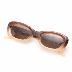 TR90 polarized sunglasses for women and men, vintage small frame street fashion eyewear.
