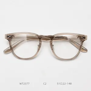 Retro TR90 clear glasses frame stylish vintage optical eyewear for men and women daily use.