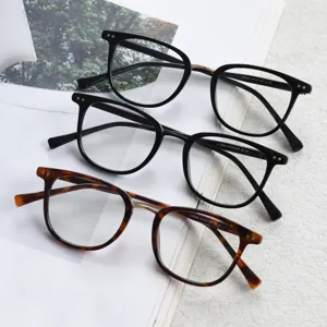 Monture de lunettes vintage retro optique 2353 en acetat pour hommes et femmes tendance mode