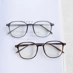 Montatura per occhiali da vista leggera TR90 elegante stile coreano dettaglio chiaro vista