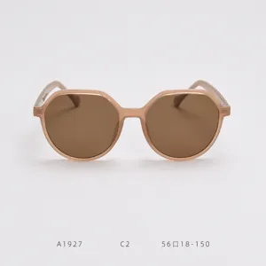 Modische polygonale TR90 polarisierte Sonnenbrille für Damen UV-Schutz Sonnenbrille.