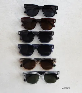 Classic oversized square sunglasses for men and women, vintage polarized shades for stylish look.