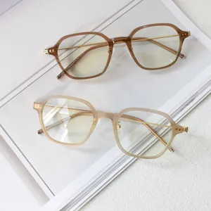 Korean style TR90 lightweight optical glasses frames for men and women daily fashion wear.