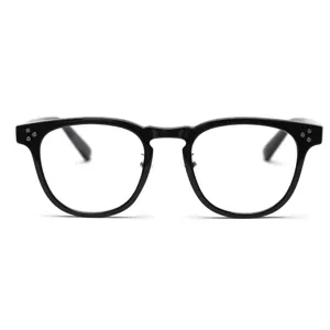 Unisex Retro TR90 Optical Glasses Frame Literary Vintage Myopia Flat Optical Frame Eyewear For Men Women