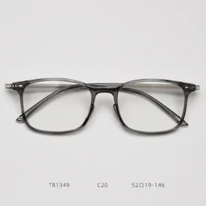 Korean retro TR90 clear optical glasses frame unisex anti-blue light prescription frame