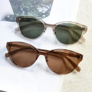 TR90 Cat Eye Polarized Sunglasses Vintage Retro Shades Fashion Eyewear for Men and Women