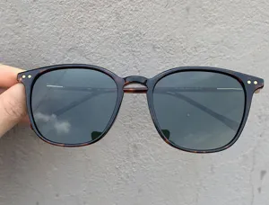 Retro square polarized sunglasses for men and women, TR1929 chic fashion trend eyewear.