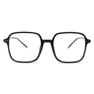 Montura de Gafas Ópticas Cuadradas Oversize Miopía Lentes Transparentes Gafas Para Hombres Mujeres Moda Estilo Chic Casual