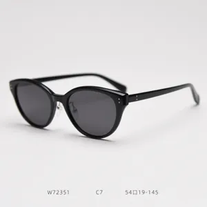 TR90 Cat Eye Polarized Sunglasses Women Men Vintage Black Fashion UV400 Sun Glasses
