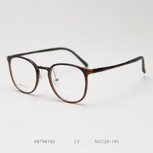Retro round tortoise shell optical glasses frame for men and women, stylish and lightweight daily.
