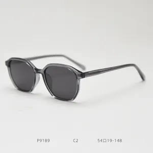 Lunettes de soleil polarisees polygonales TR90 classiques pour hommes et femmes protection UV