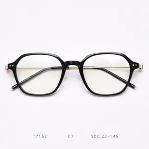 Stylish TR90 optical glasses frame for men and women, lightweight clear lens eyewear.