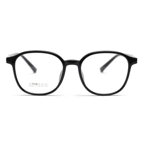Unisex TR90 Optical Glasses Frame Vintage Round Clear Lens Eyewear Fashion Lightweight Spectacle Frame For Men Women