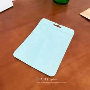 Sacchetto di plastica richiudibile macaron, custodia trasparente per gioielli e regali.