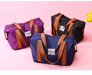 Grande borsa da viaggio impermeabile borsa da palestra per uomo e donna weekend.