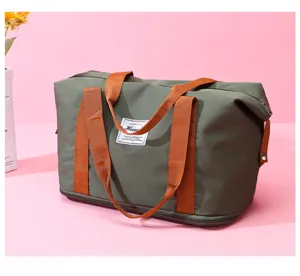Grande capacità borsa da viaggio in tessuto oxford borsa sportiva fitness per esterno.