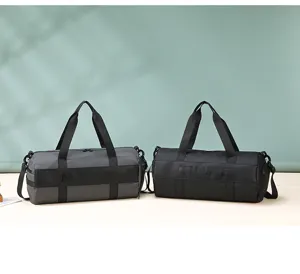 Large capacity sports gym duffel bag for men and women fitness training and travel