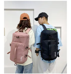 Zaino da viaggio di grande capacità multifunzionale per uomo e donna borsa scolastica casual