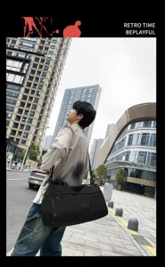 Large capacity travel duffel bag with wet dry separation for gym sports fitness business trips.
