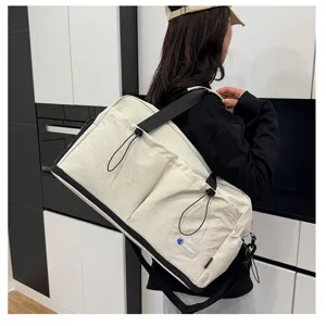 Large capacity casual shoulder bag travel crossbody bag multi-purpose fitness gym bag for women