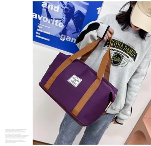 Grande capacità separazione secco umido borsa fitness yoga oxford viaggio tracolla borsa