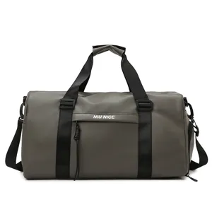 Large capacity dry wet separation gym duffel bag for sports travel fitness training daily use.