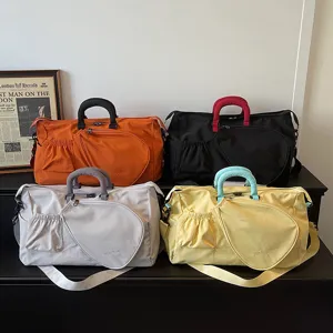 Grande capacità borsa sportiva borsone tennis badminton borsa a mano elegante tracolla fitness